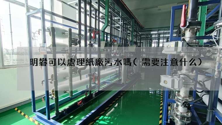 明礬可以處理紙廠污水嗎(需要注意什么)
